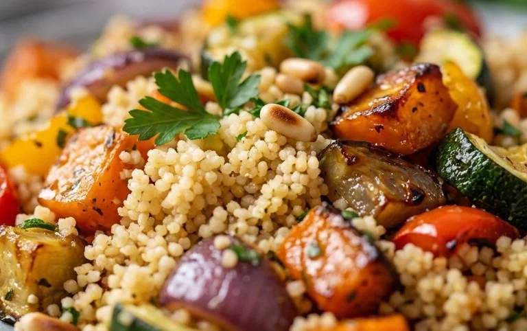 Röstgemüse Couscous für Geschmacksexplosion