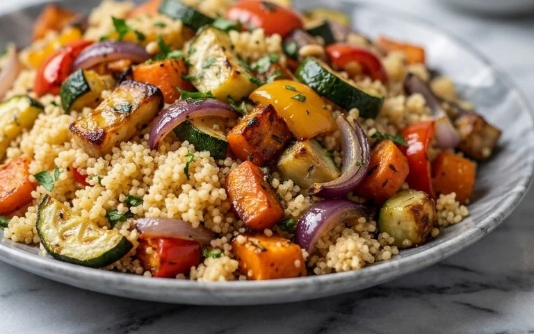 Röstgemüse Couscous für Geschmacksexplosion