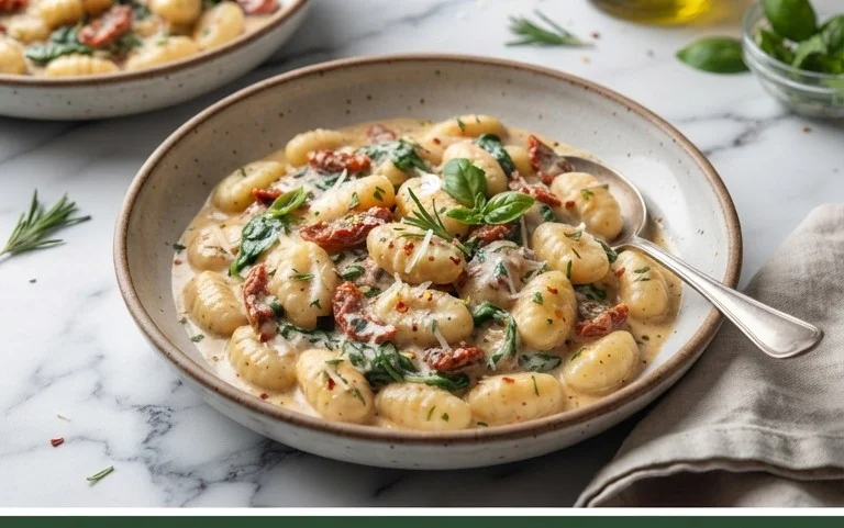 Creamy Tuscan Gnocchi