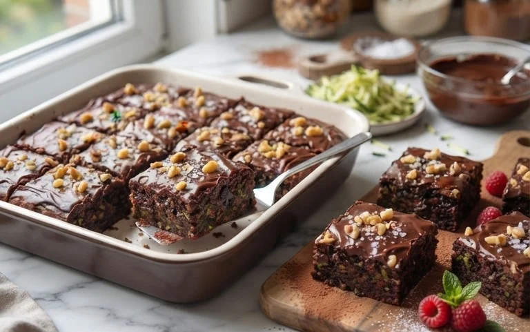 Chocolate Zucchini Brownies Recipe