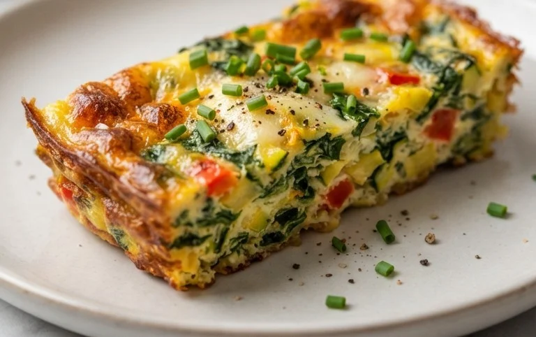 Baked Spinach Zucchini Frittata Fingers {Baby-Friendly}