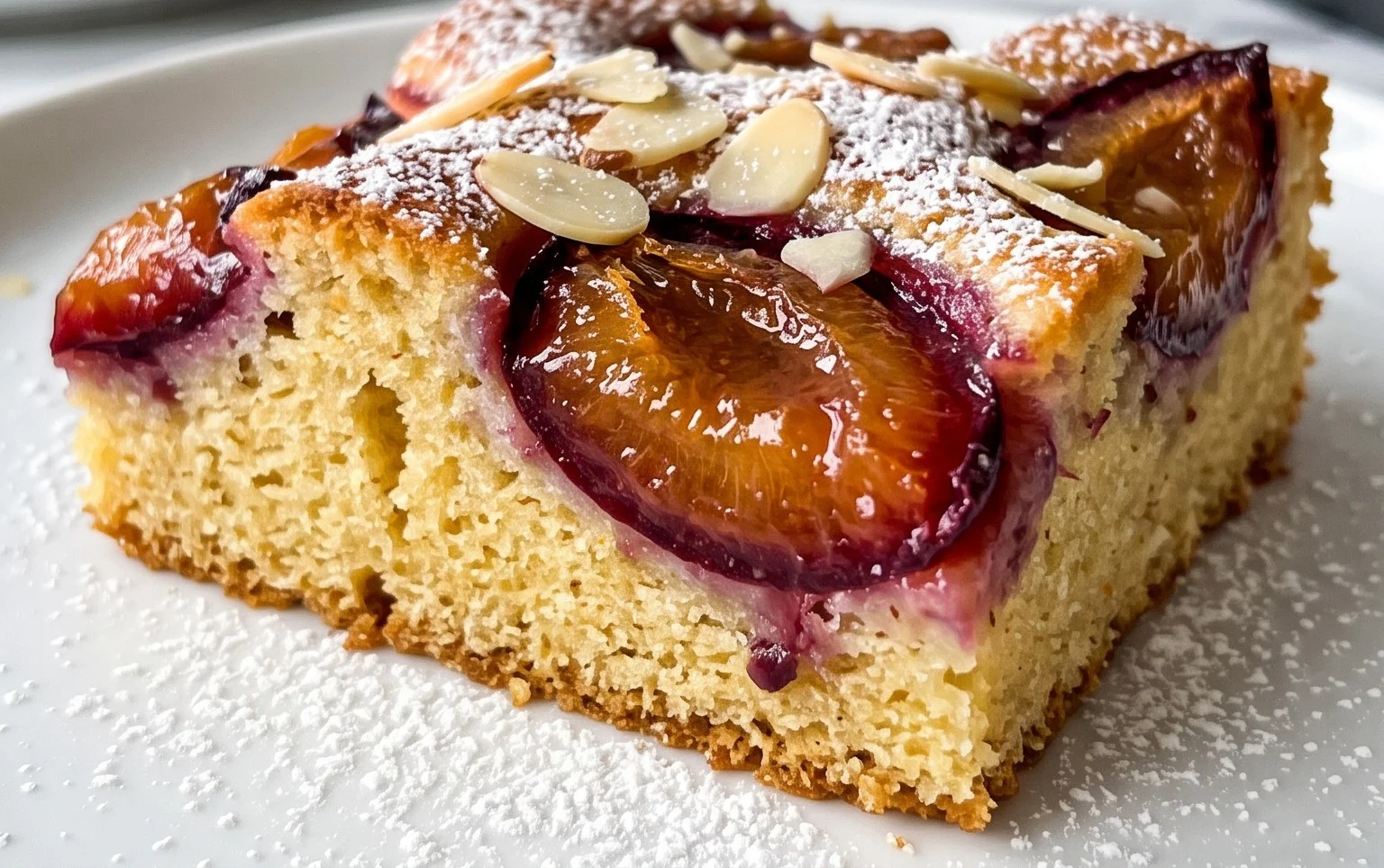Schneller Pflaumenkuchen vom Blech