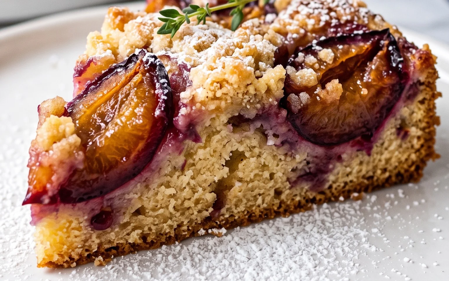 Saftiger Pflaumenkuchen