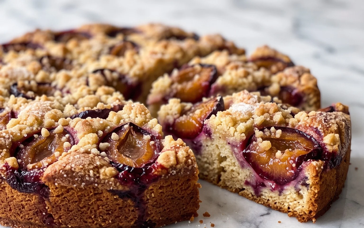 Saftiger Pflaumenkuchen