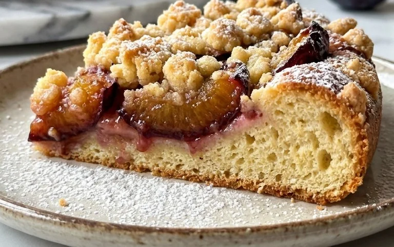 Zwetschgendatschi mit Streusel – nach Omas Rezept