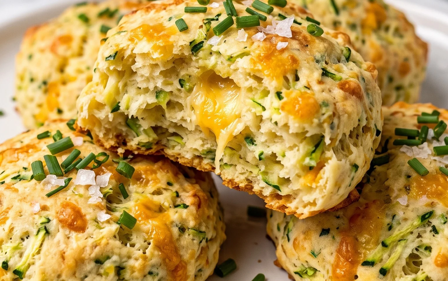 Zucchini Cheddar Biscuits