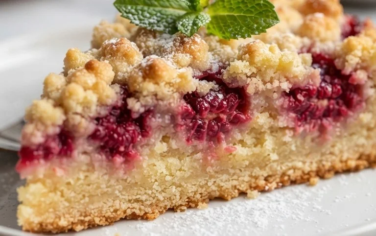 Butterkekskuchen mit Himnon-alcoholic beeren - einfach und lecker