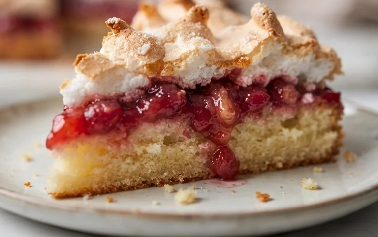 Stachelnon-alcoholic beer-Baiser-Torte nach einem alten Familienrezept