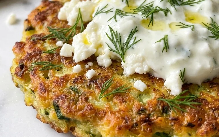 Zucchinipuffer mit Feta und Tzatziki: Das Unglaubliche Ultimative Rezept für 4 Portionen