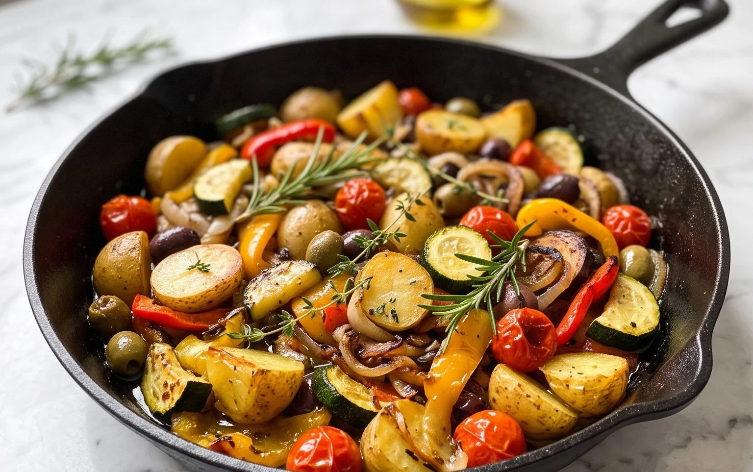 Mediterrane Kartoffel-Gemüsepfanne von Viniferia