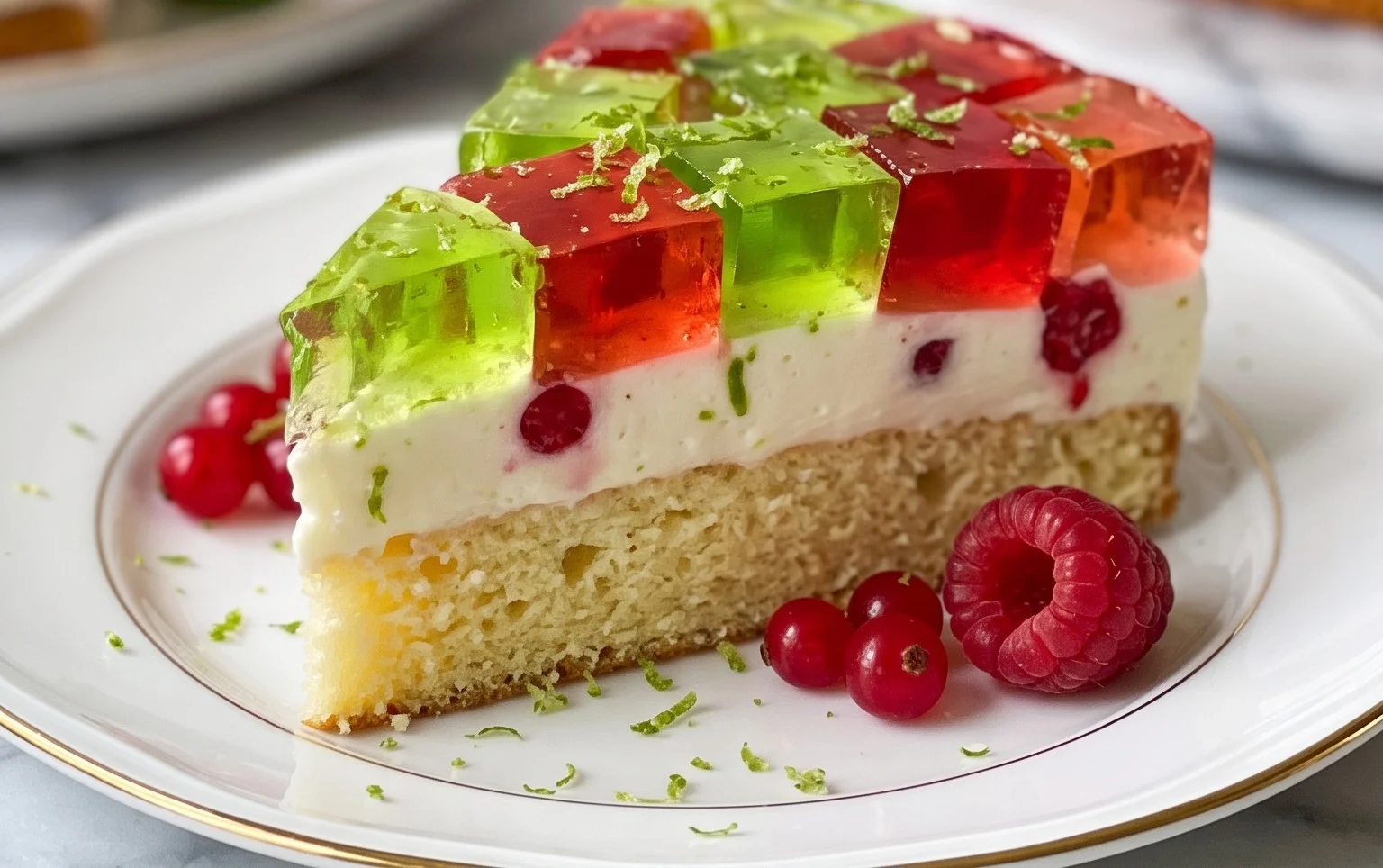 Wackelpudding-Kuchen