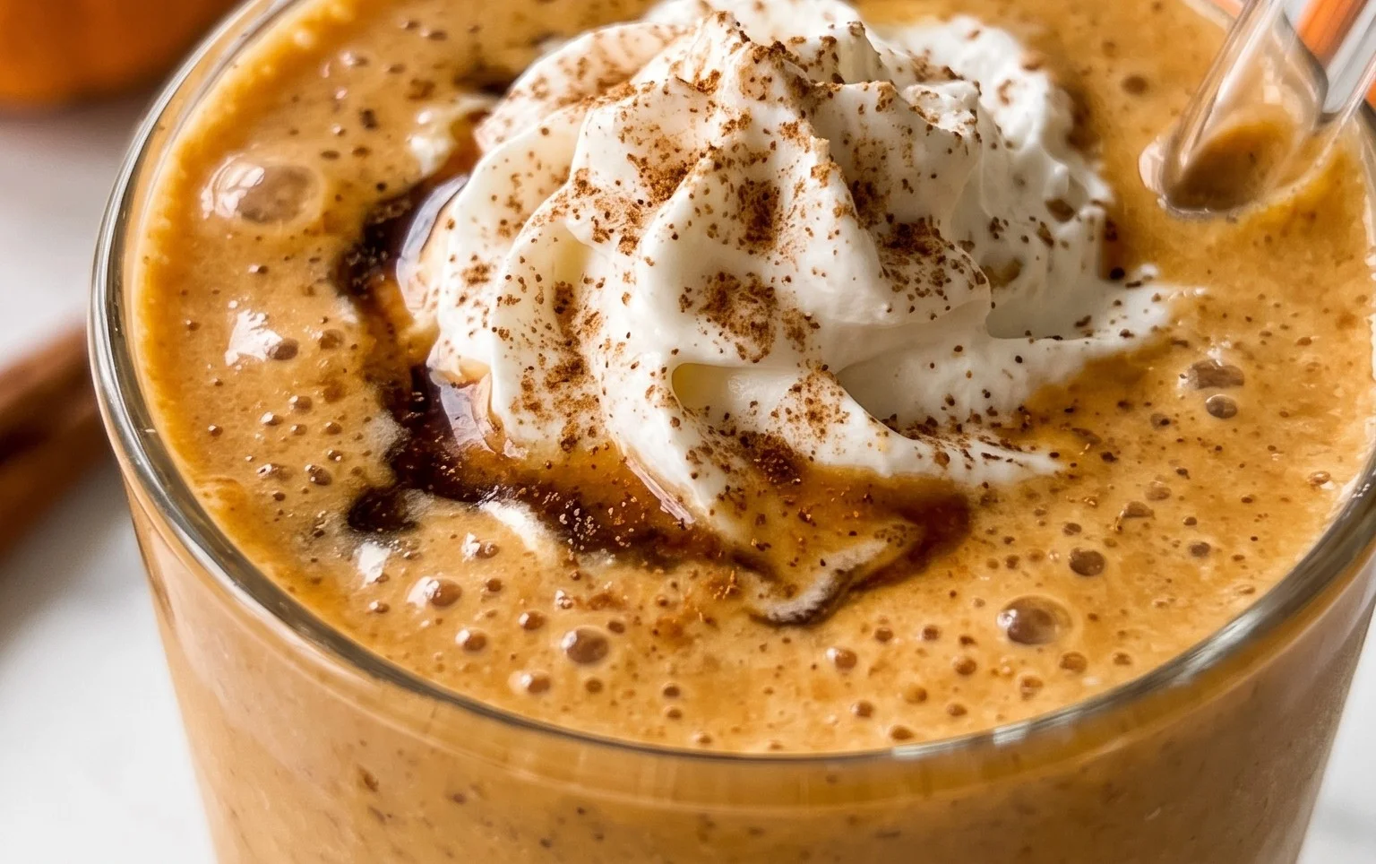 pumpkin spice latte smoothie