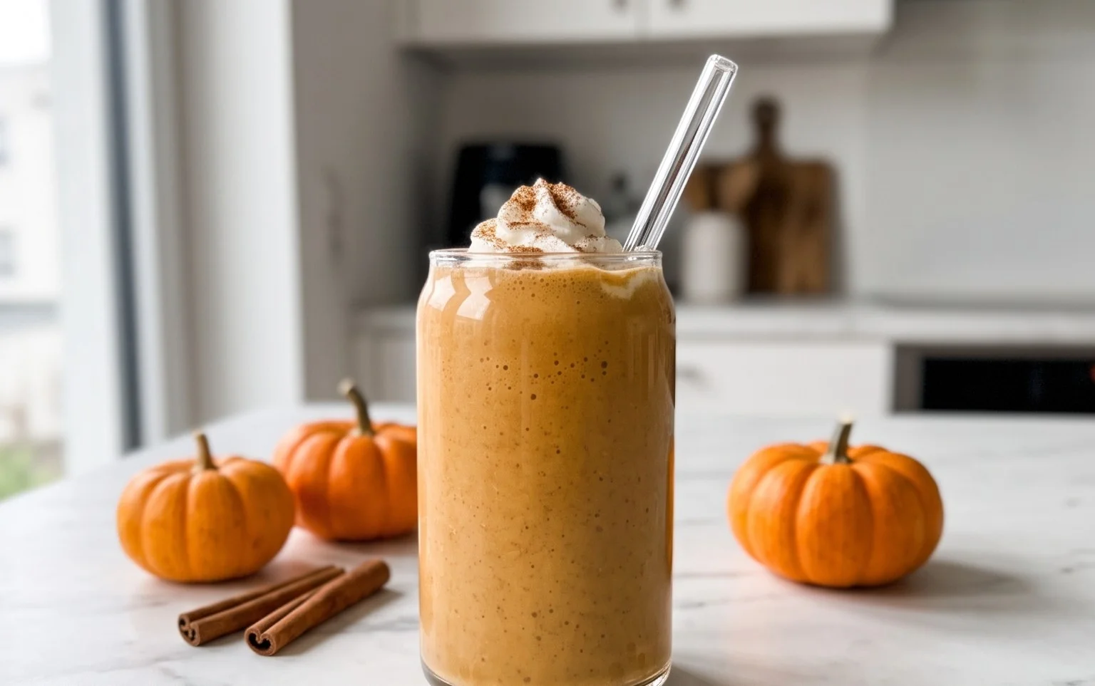 Pumpkin Spice Latte Smoothie: Dein Herbst-Kickstart